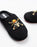 One Piece Logo Mens Black Mule Slippers