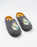 Real Madrid Logo Mens Black Mule Slippers