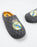 Real Madrid Logo Mens Black Mule Slippers