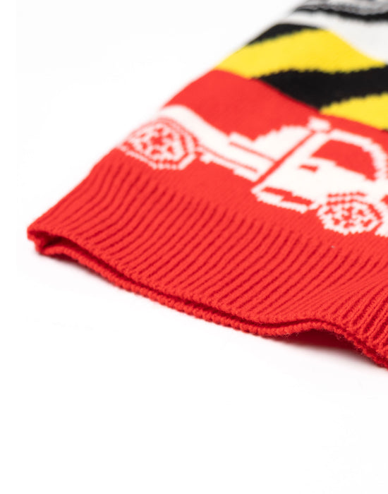 Hot Wheels Tyre & Spanner Fairisle Mens Multicoloured Christmas Jumper