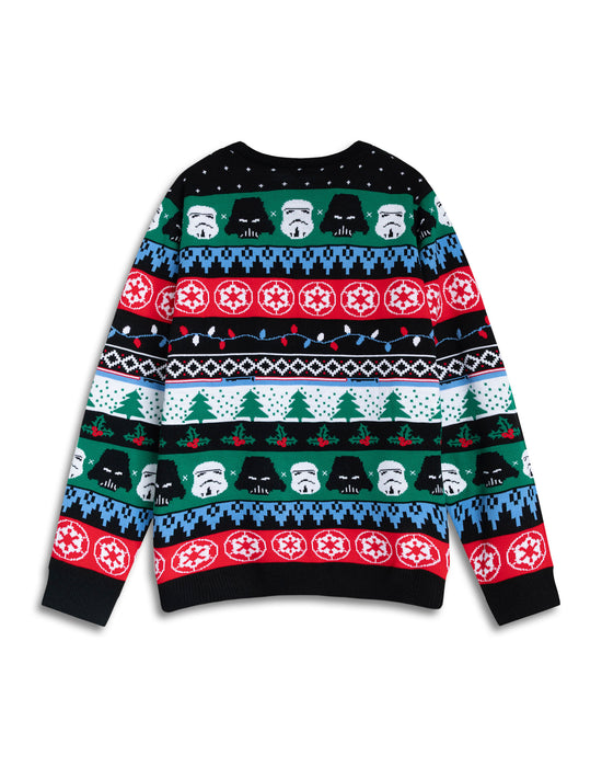 Star Wars Logo Mens Multicoloured Christmas Jumper