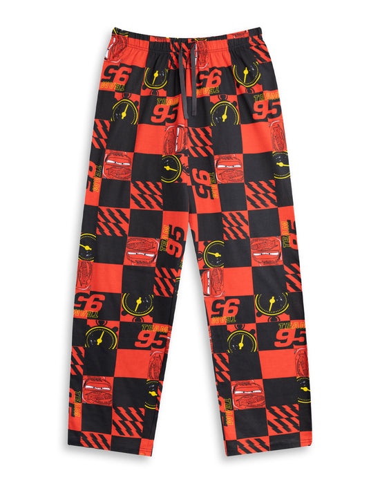 Disney Cars Mens Multicoloured Short Sleeve Long Leg Pyjama Set
