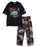 Disney Toy Story Mens Black Short Sleeve Long Leg Pyjama Set