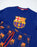 FC Barcelona Logo Mens Black Short Sleeve Long Leg Pyjama Set