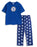Chelsea Logo Mens Blue Short Sleeve Long Leg Pyjama Set