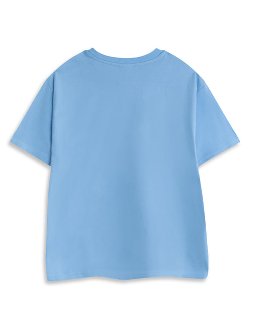 Manchester City Logo Mens Blue Short Sleeve Long Leg Pyjama Set