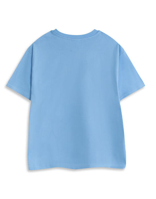 Manchester City Logo Mens Blue Short Sleeve Long Leg Pyjama Set