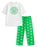 Celtic Logo Mens Green Short Sleeve Long Leg Pyjama Set