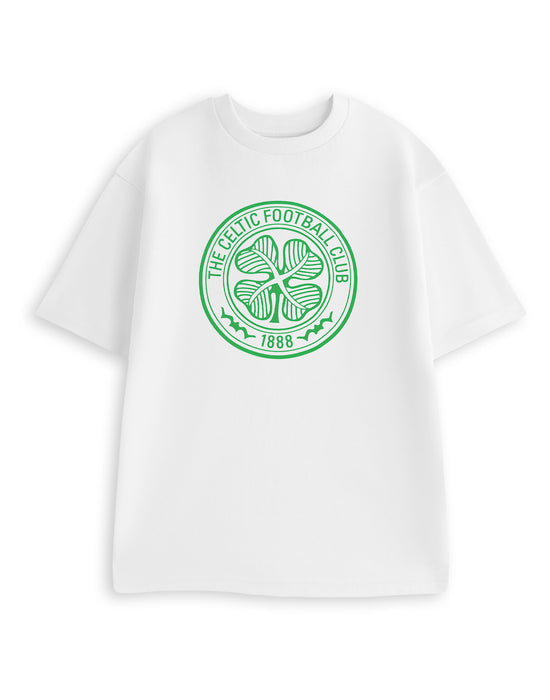 Celtic Logo Mens Green Short Sleeve Long Leg Pyjama Set