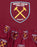 West Ham United Logo Unisex Red Short Sleeve Long Leg Pyjama Set