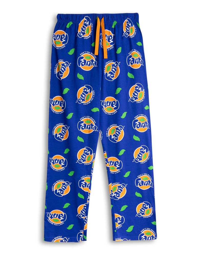 Fanta Logo Mens Blue Lounge Pants