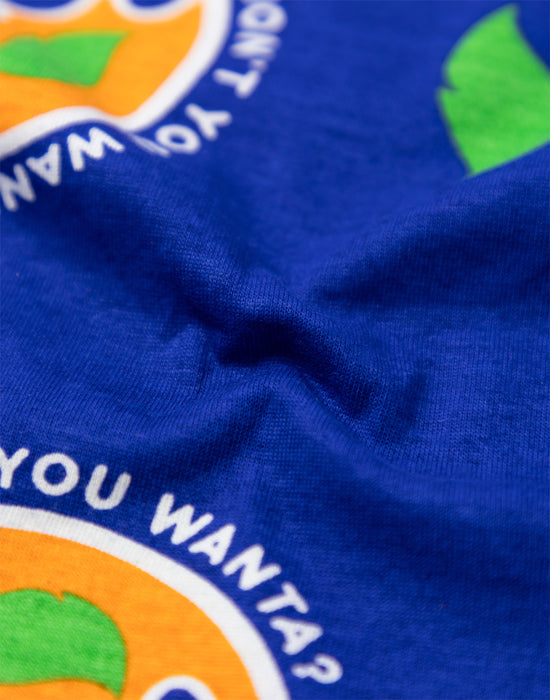 Fanta Logo Mens Blue Lounge Pants