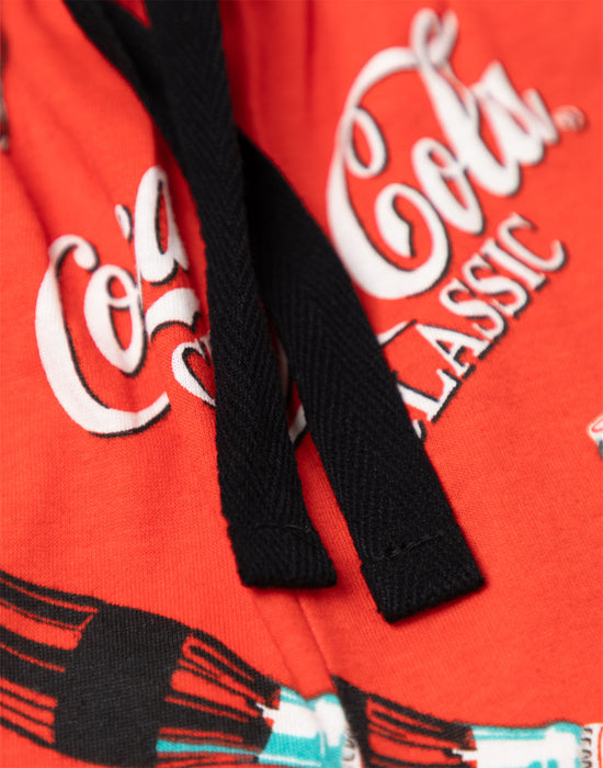 Coca Cola Logo Mens Red Lounge Pants