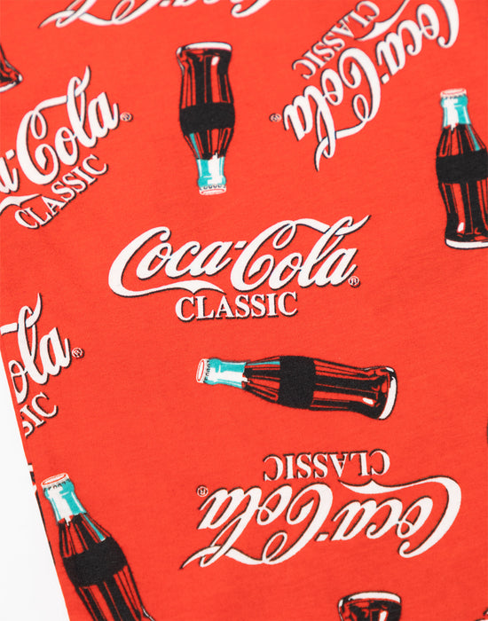 Coca Cola Logo Mens Red Lounge Pants
