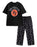 Foo Fighters Logo Mens Black Short Sleeve Long Leg Pyjama Set