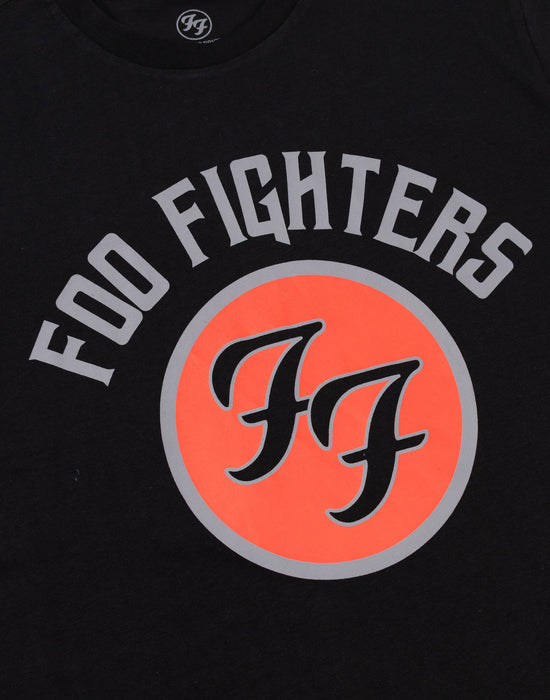 Foo Fighters Logo Mens Black Short Sleeve Long Leg Pyjama Set