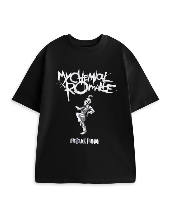 My Chemical Romance Logo Mens Black Short Sleeve Long Leg Pyjama Set