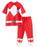 Power Rangers Red Character Mens Red Short Sleeve Long Leg Pyjama Set