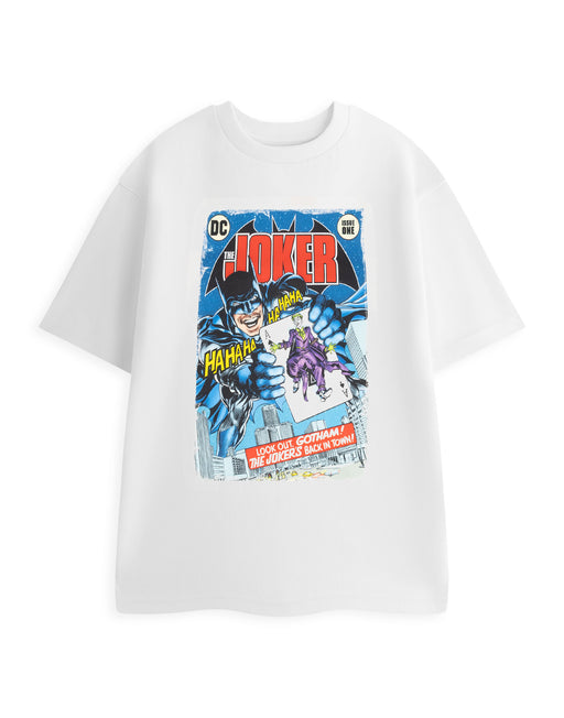 DC Comics The Jokers Back In Town Unisex White Short Sleeved T-Shirt