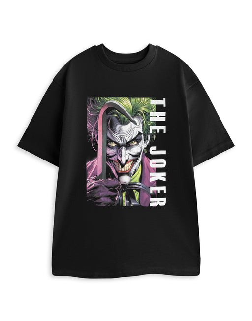 DC Comics The Joker Unisex Black Short Sleeved T-Shirt