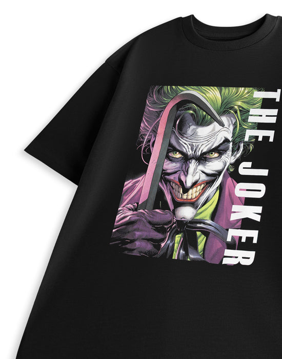 DC Comics The Joker Unisex Black Short Sleeved T-Shirt