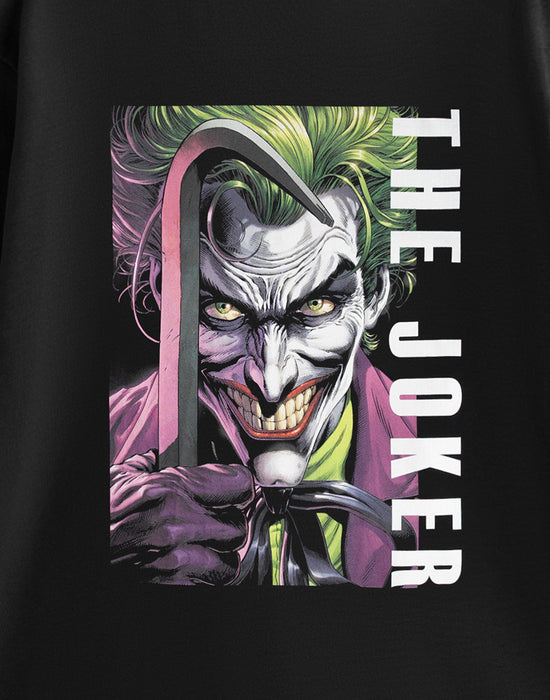 DC Comics The Joker Unisex Black Short Sleeved T-Shirt