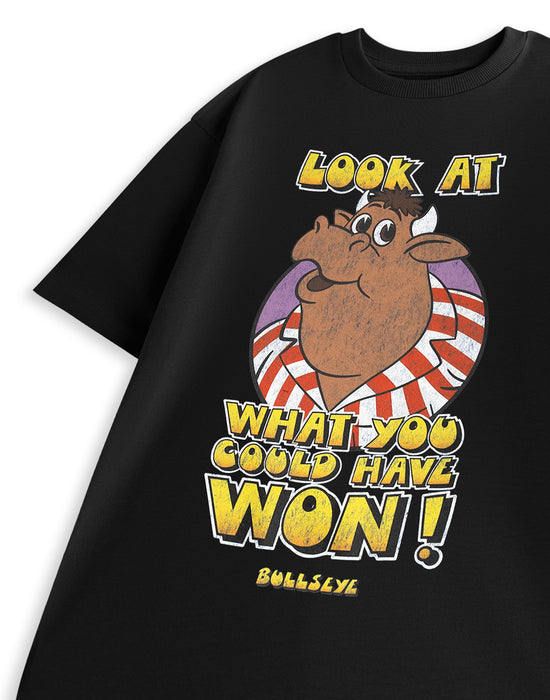 Bullseye Look At What You Could Have Won! Unisex Black Short Sleeved T-Shirt