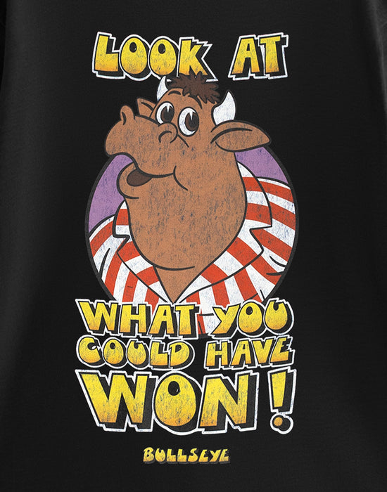 Bullseye Look At What You Could Have Won! Unisex Black Short Sleeved T-Shirt