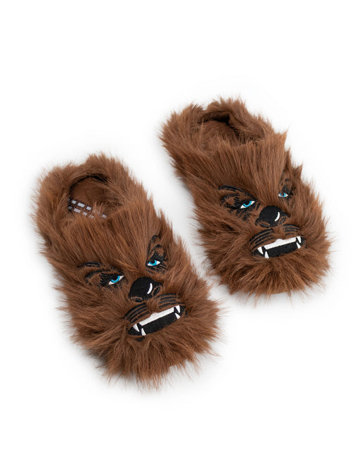 Star Wars Chewbacca Mens Brown Mule Slippers