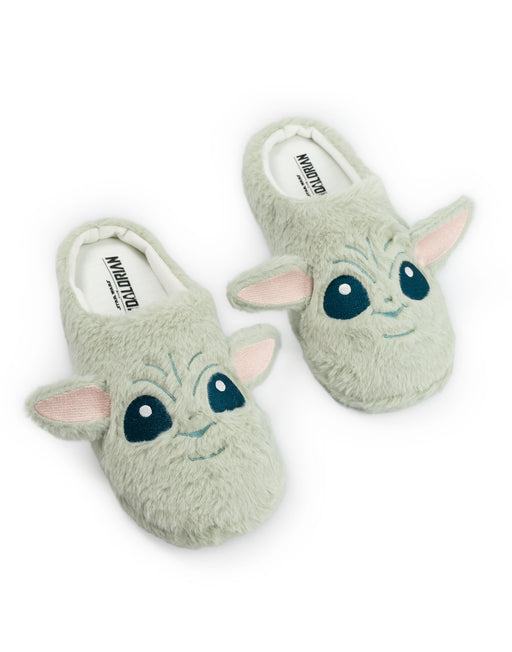 Star Wars Grogu Unisex Green Mule Slippers
