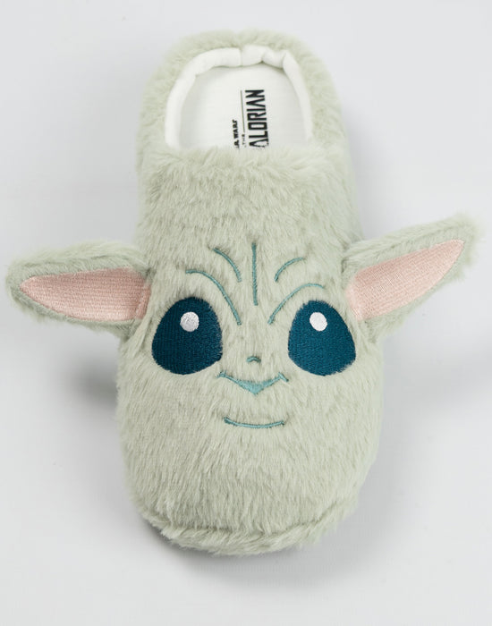 Star Wars Grogu Unisex Green Mule Slippers