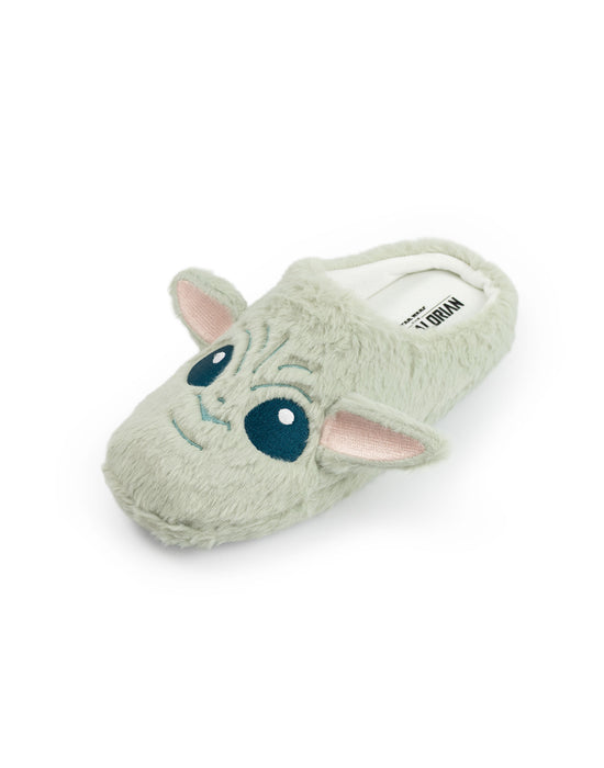 Star Wars Grogu Unisex Green Mule Slippers