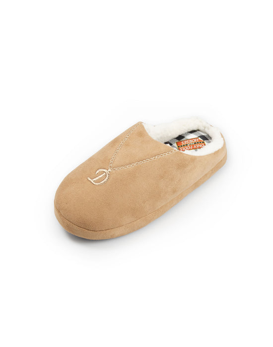 Only Fools And Horses Del Boy Mens Brown Mule Slippers