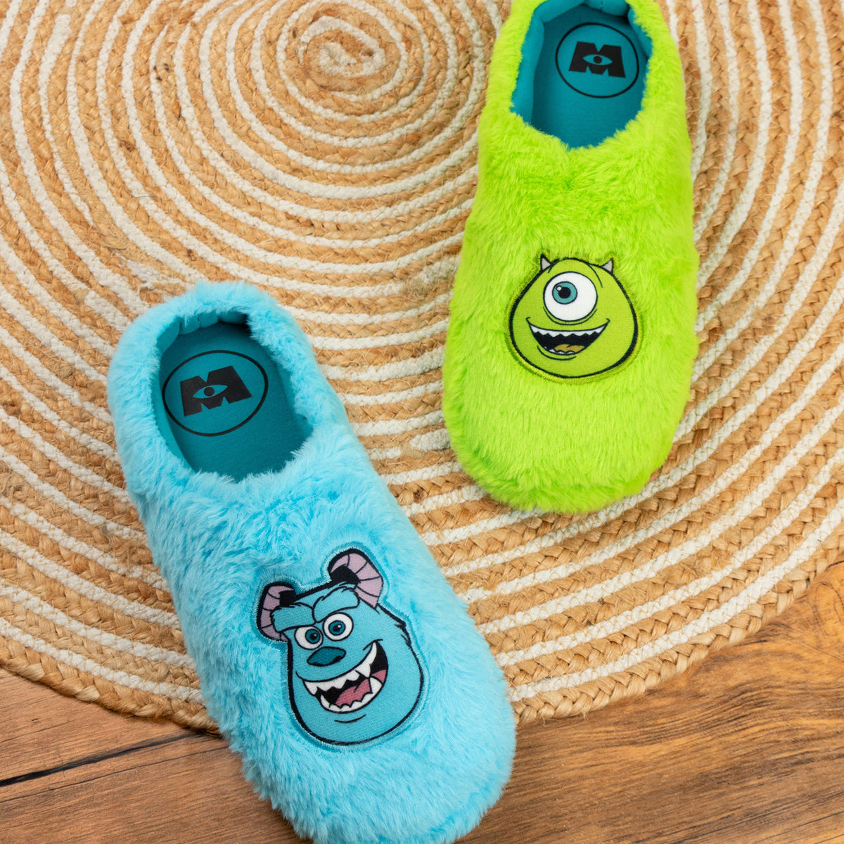 Disney Pixar Monsters Inc Sulley & Mike Unisex Multicoloured Mule Slip —  Vanilla Underground