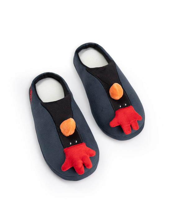 Wallace And Gromit Feathers Unisex Grey Mule Slippers