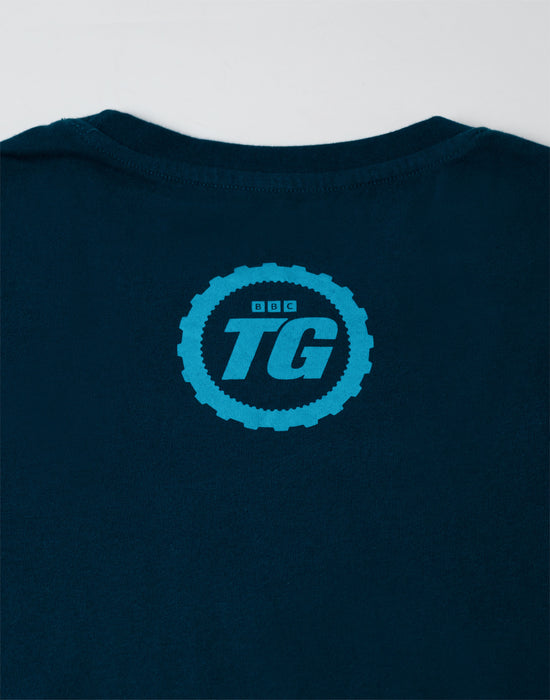 Top Gear The Stig Unisex Navy Short Sleeved T-Shirt