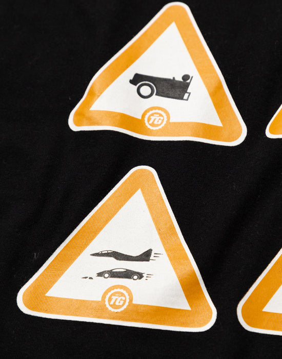 Top Gear Logo Unisex Black Short Sleeved T-Shirt