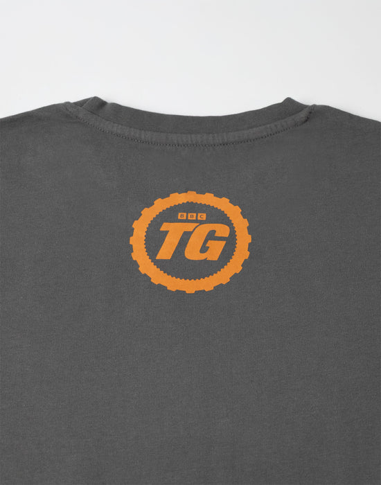 Top Gear Off Road Thinking Unisex Grey Short Sleeved T-Shirt