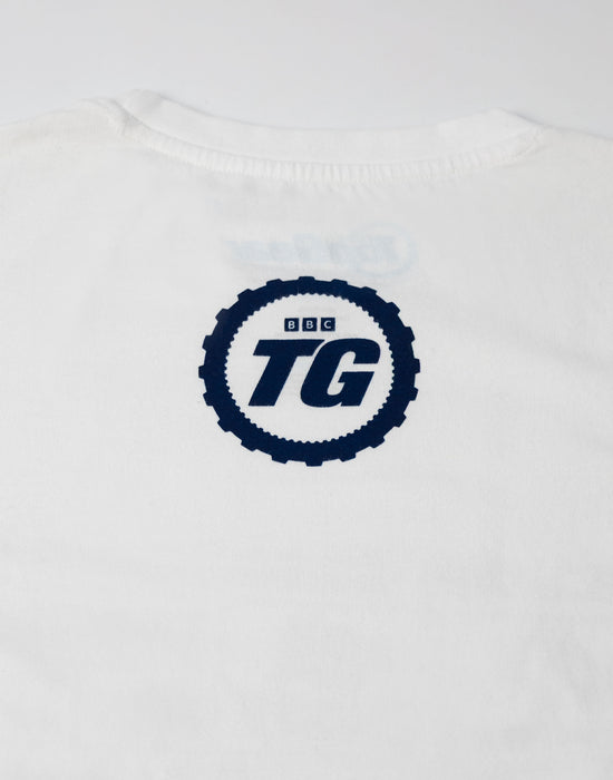 Top Gear Graphic Unisex Off-White Short Sleeved T-Shirt