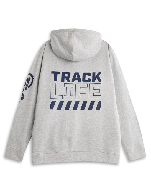 Top Gear Logo Zip Up Unisex Grey Hoodie