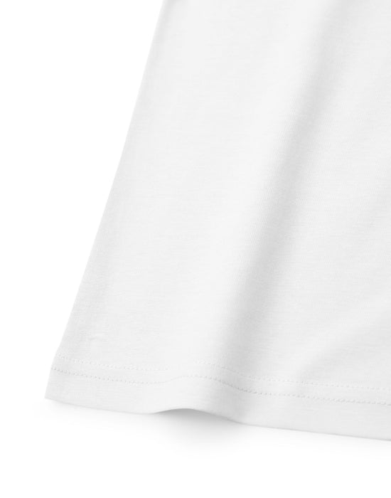 DC Comics Colligate Logo Mens White Short Sleeved T-Shirt
