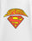 DC Comics Colligate Logo Mens White Short Sleeved T-Shirt