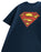 DC Comics Classic Logo Superman Mens Blue Short Sleeved T-Shirt