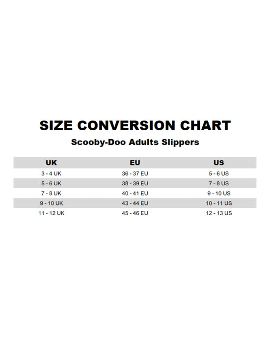 Scooby Doo Character Face Unisex Brown Mule Slippers