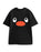 Pingu Character Tee Unisex Black Short Sleeved T-Shirt