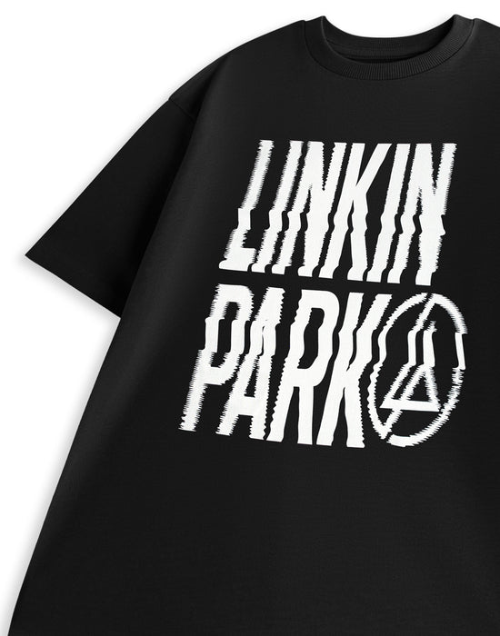 Linkin Park Sound Logo Mens Black Short Sleeved T-Shirt