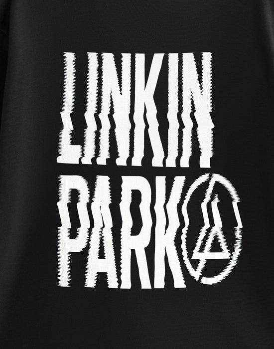 Linkin Park Sound Logo Mens Black Short Sleeved T-Shirt