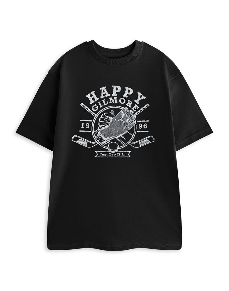 Happy Gilmore Just Tap It In Mens Black Short Sleeved T-Shirt
