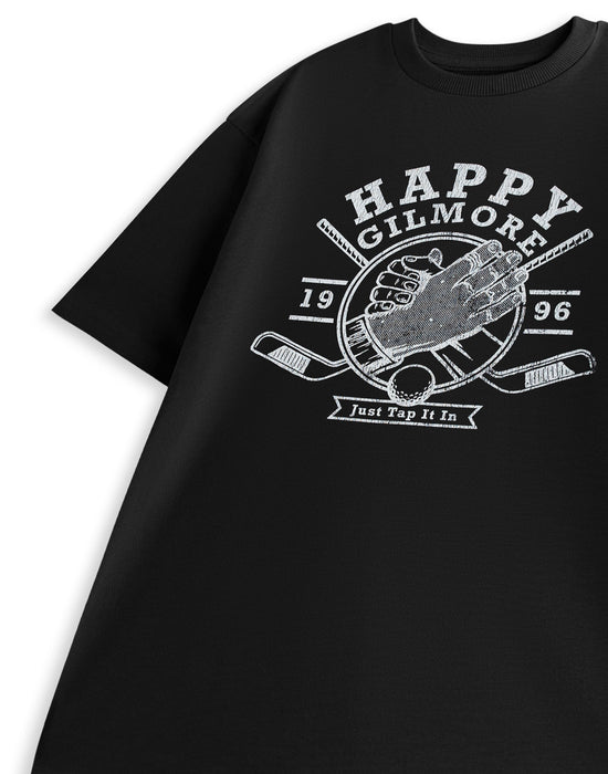 Happy Gilmore Just Tap It In Mens Black Short Sleeved T-Shirt