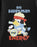 Bluey Big Daddy Mens Black Short Sleeved T-Shirt